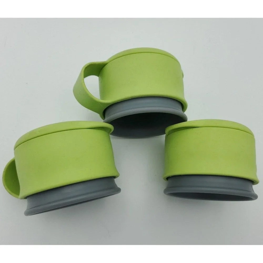 3 Copco Bag Caps, Make‎ Any Bag A Reusable Container, Smart Gadgets Green